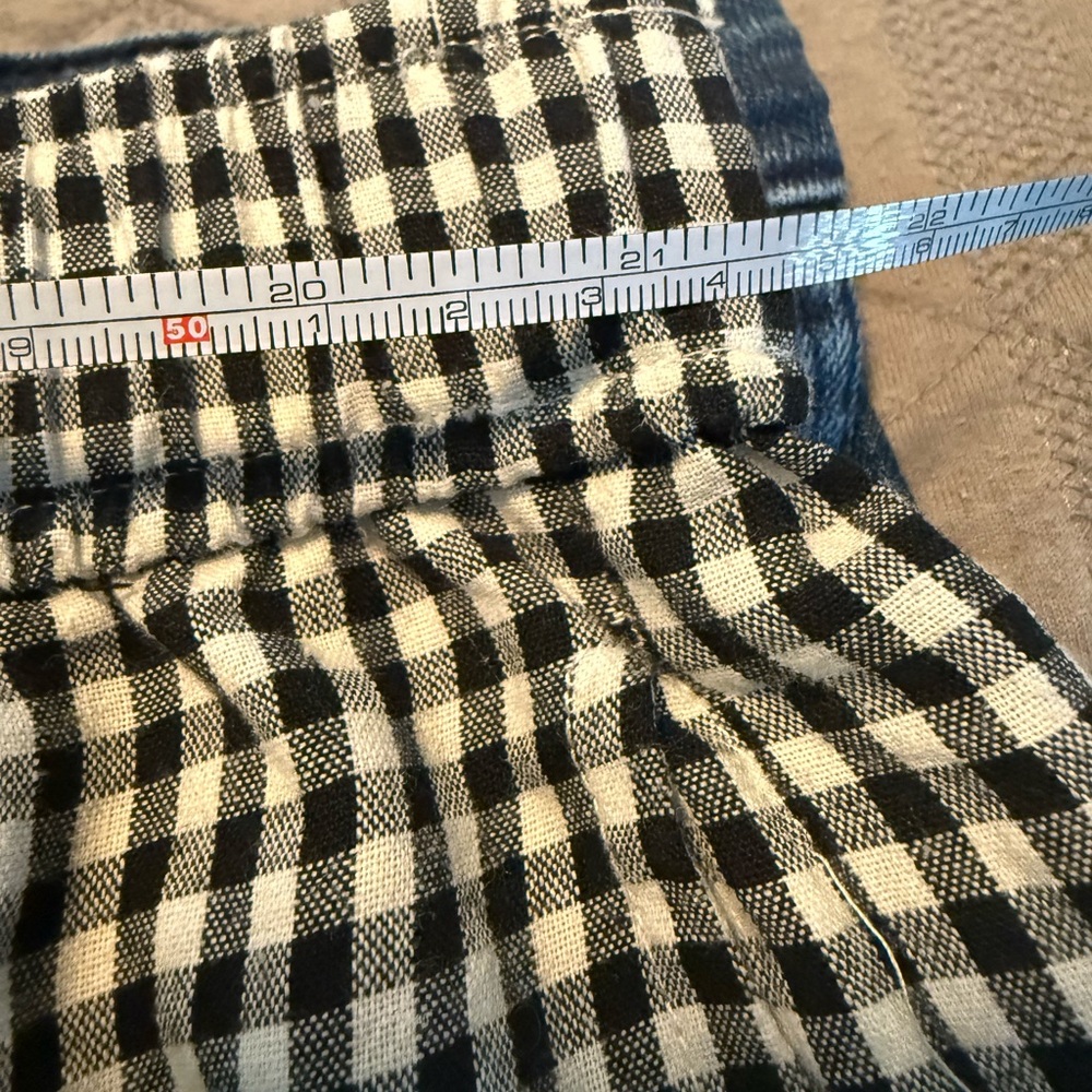 Wide leg “Picnic Pants” black gingham - Picture 5 of 5